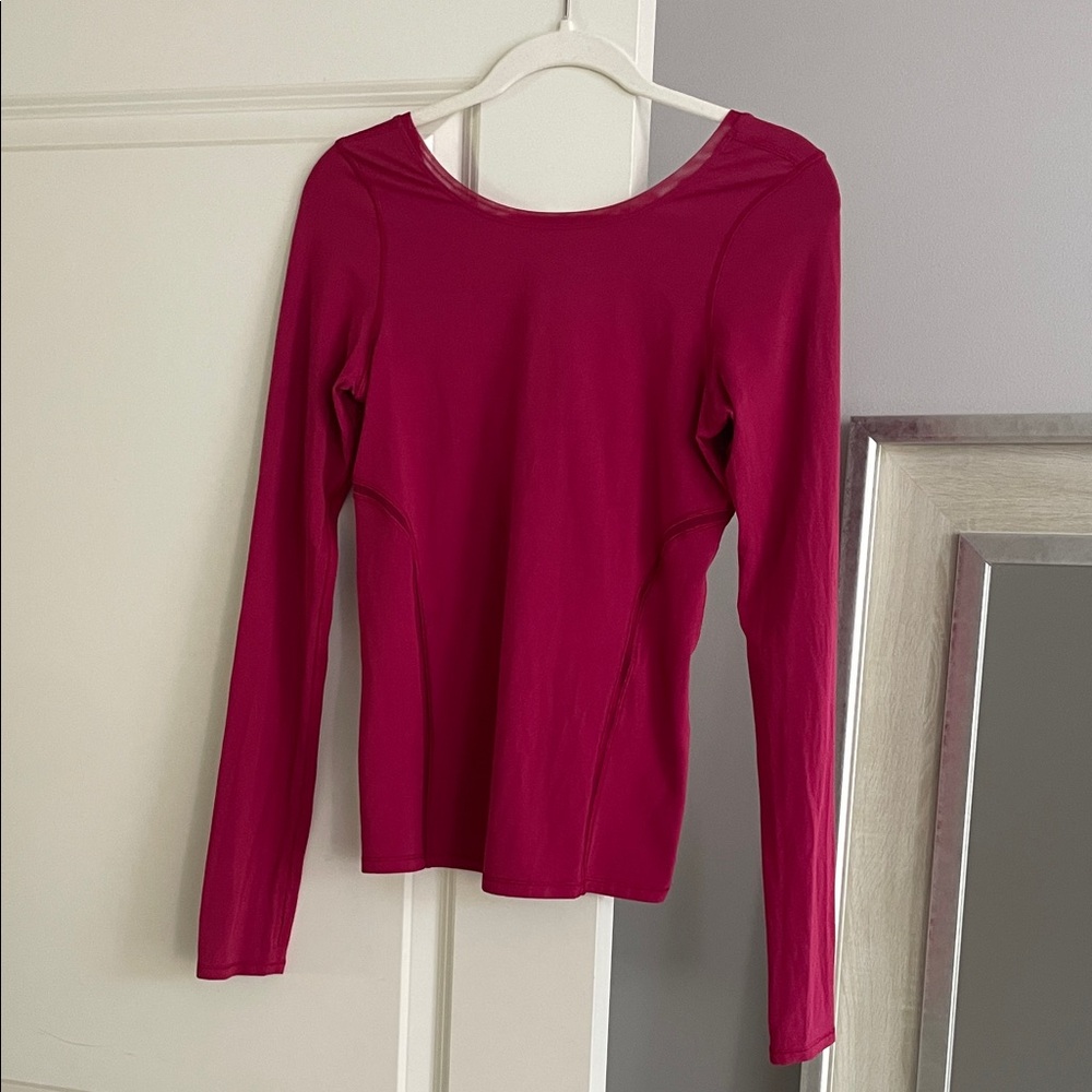 Lululemon Fuchsia (Pink) Long Sleeve Top